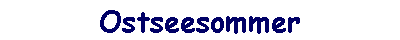 Ostseesommer